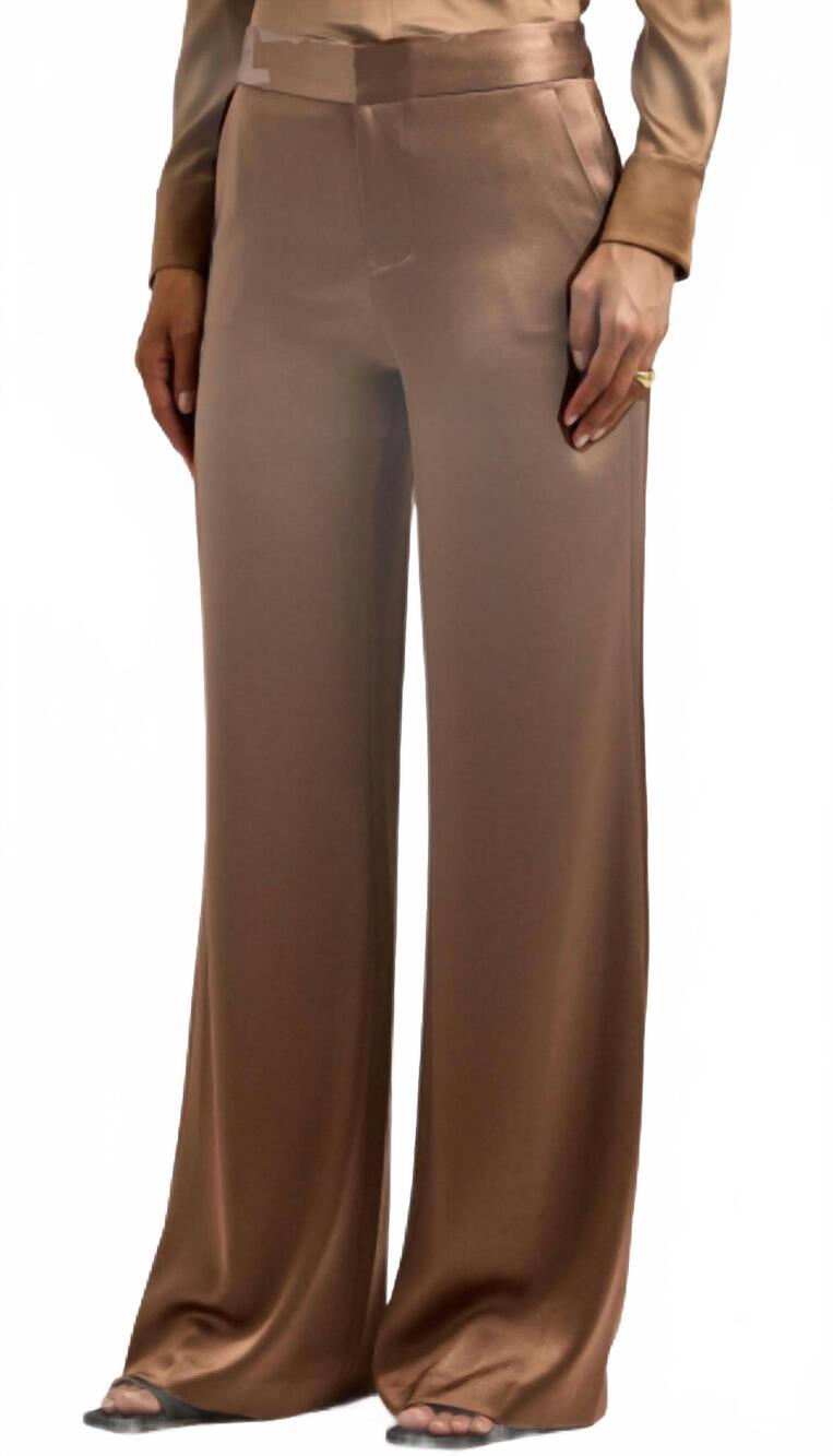 NEW ALICE + OLIVIA calvin pant in camel